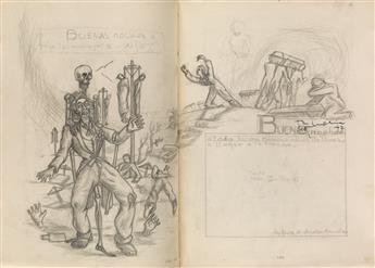 (MEXICAN ART / MOLINA, BENJAMIN; artist.) Romero, J. Rubén. La Vida Inútil de Pito Pérez.